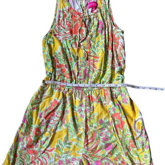 LILLY PULITZER FOR TARGET CHALLIS ROMPER HAPPY PLACE - Picture 4 of 5